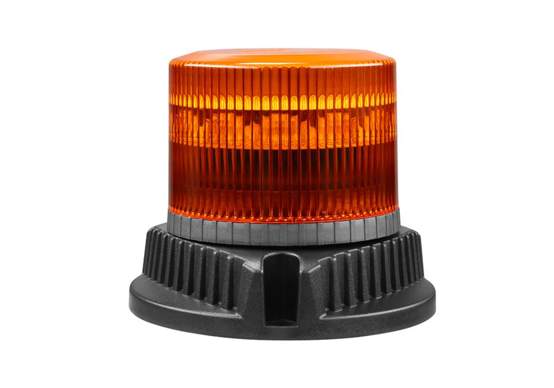 HIGH-PROFILE ORANGE LED 3-POINT ECO FLASHING BEACON